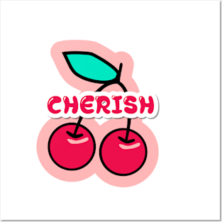 Precious PINK cherry, cherish Posters and Art